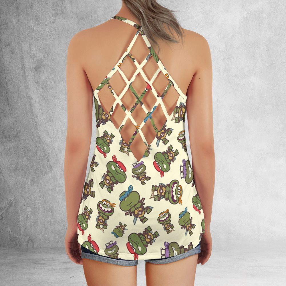 Criss Cross Tank Top - 2ZXB89B4 - - 3
