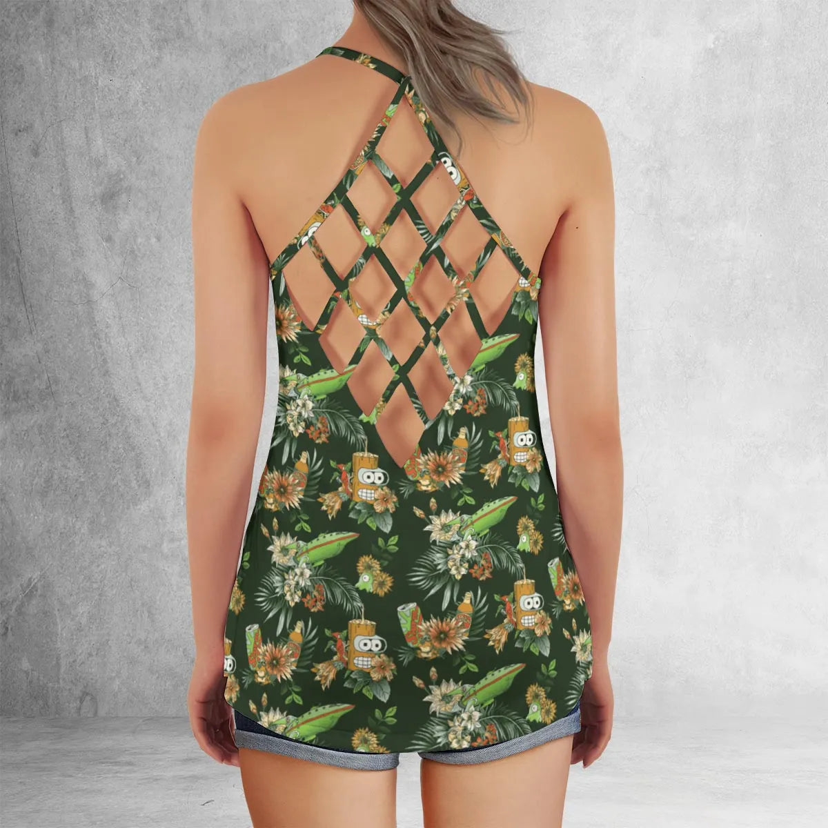Criss Cross Tank Top - 9JJ9YNXJ