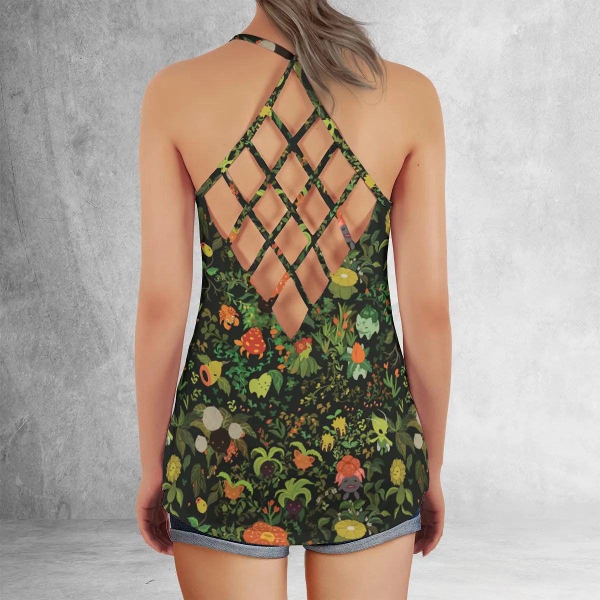 Criss Cross Tank Top - 3X3KJAW8