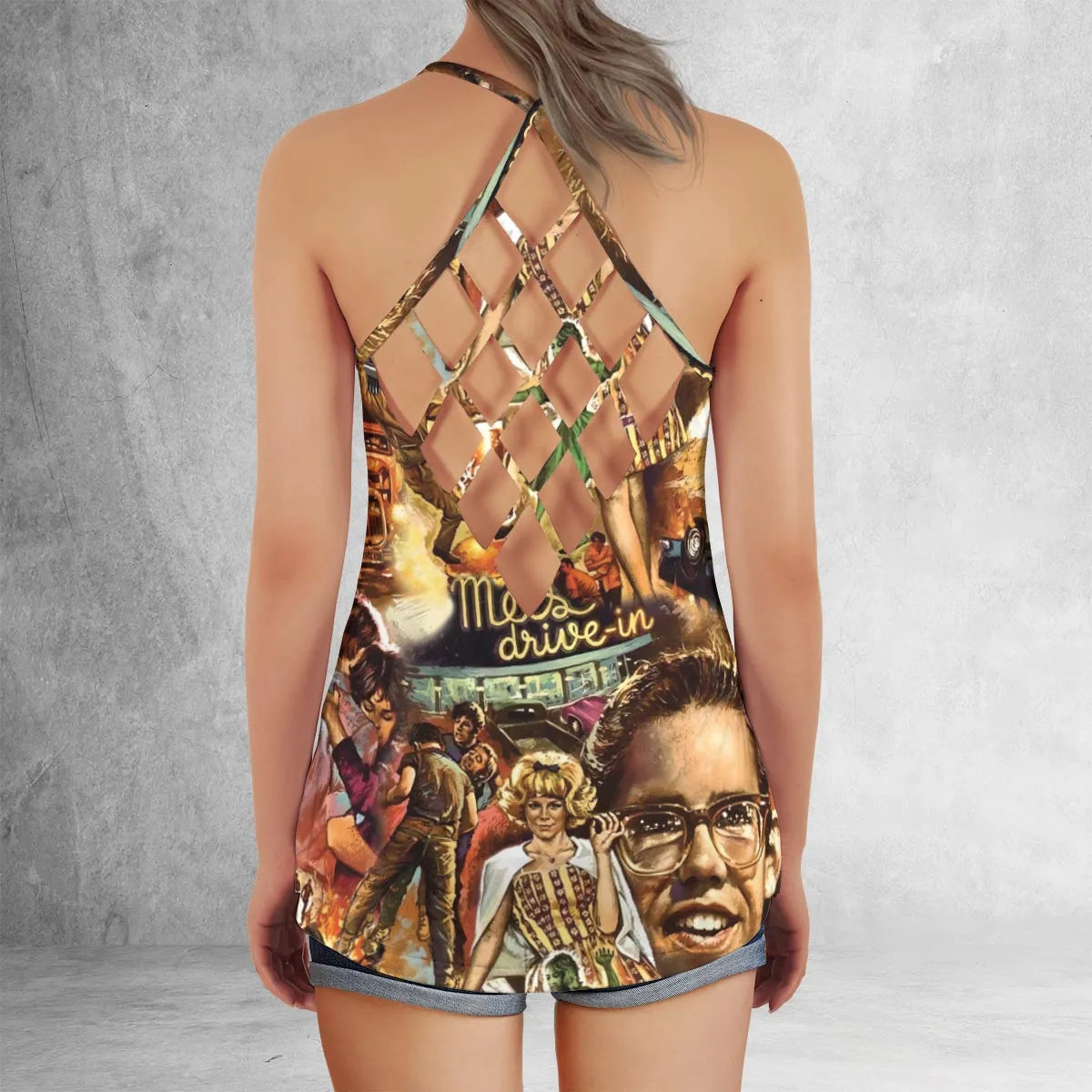 Criss Cross Tank Top - FF98JMJ6