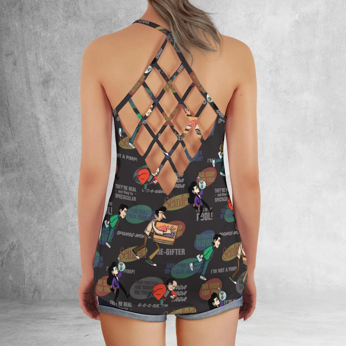 Criss Cross Tank Top - 3MKX29P4