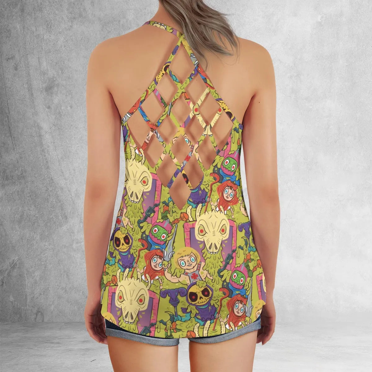 Criss Cross Tank Top - BG27MRF6