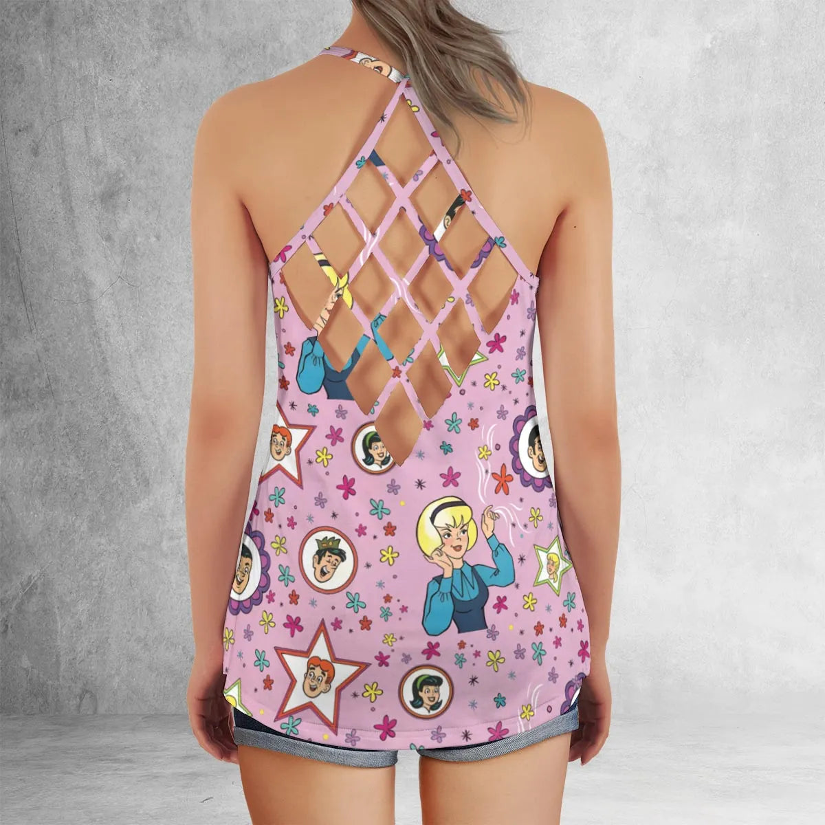 Criss Cross Tank Top - EHSZTKJU