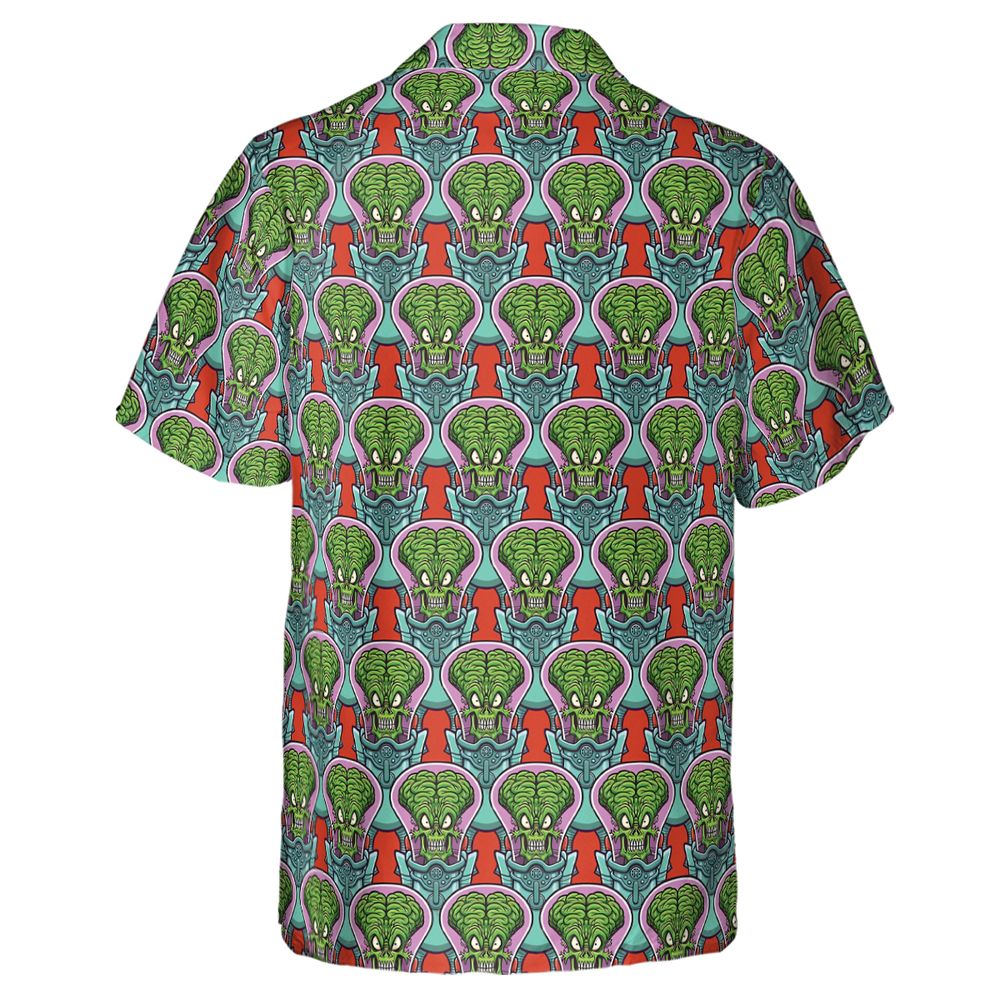 Retro Big-Brain Alien - - 3