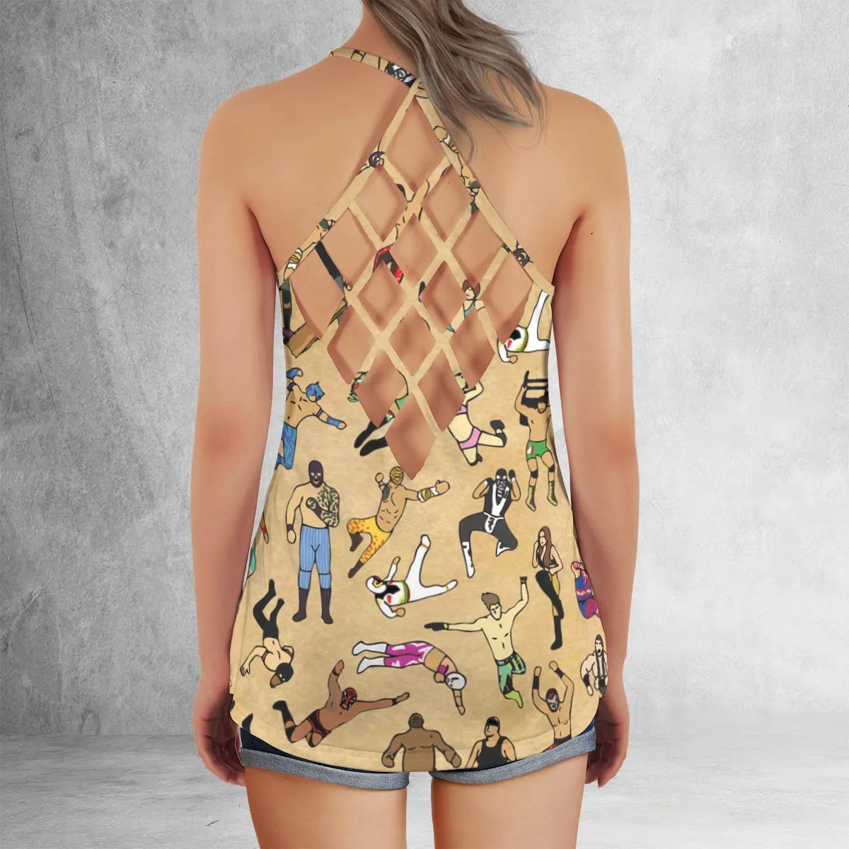 Criss Cross Tank Top - 5KLPH17T