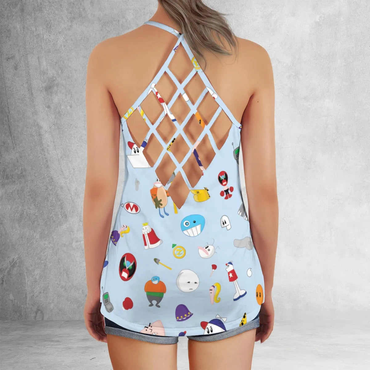Criss Cross Tank Top - Y5MWZNFG