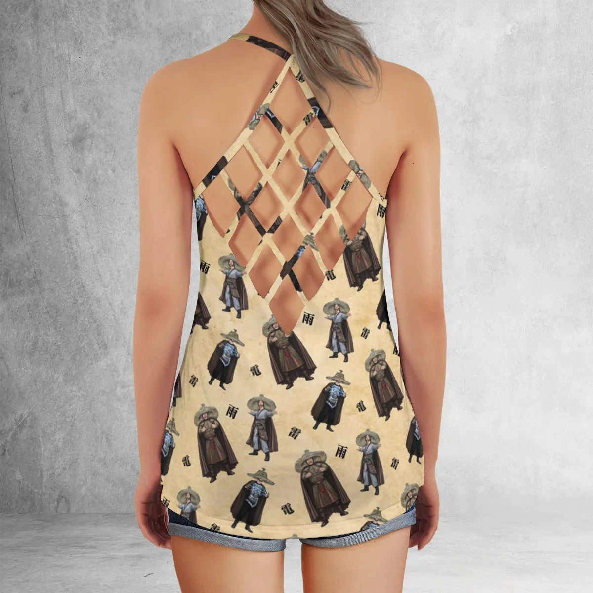 Criss Cross Tank Top - 6GVBRM2E