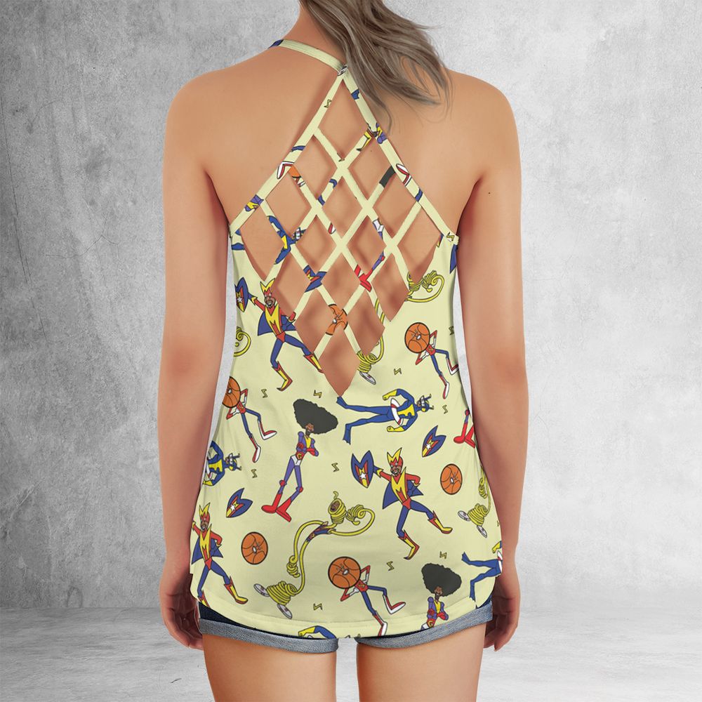 Criss Cross Tank Top - 12ARYRJE - - 3