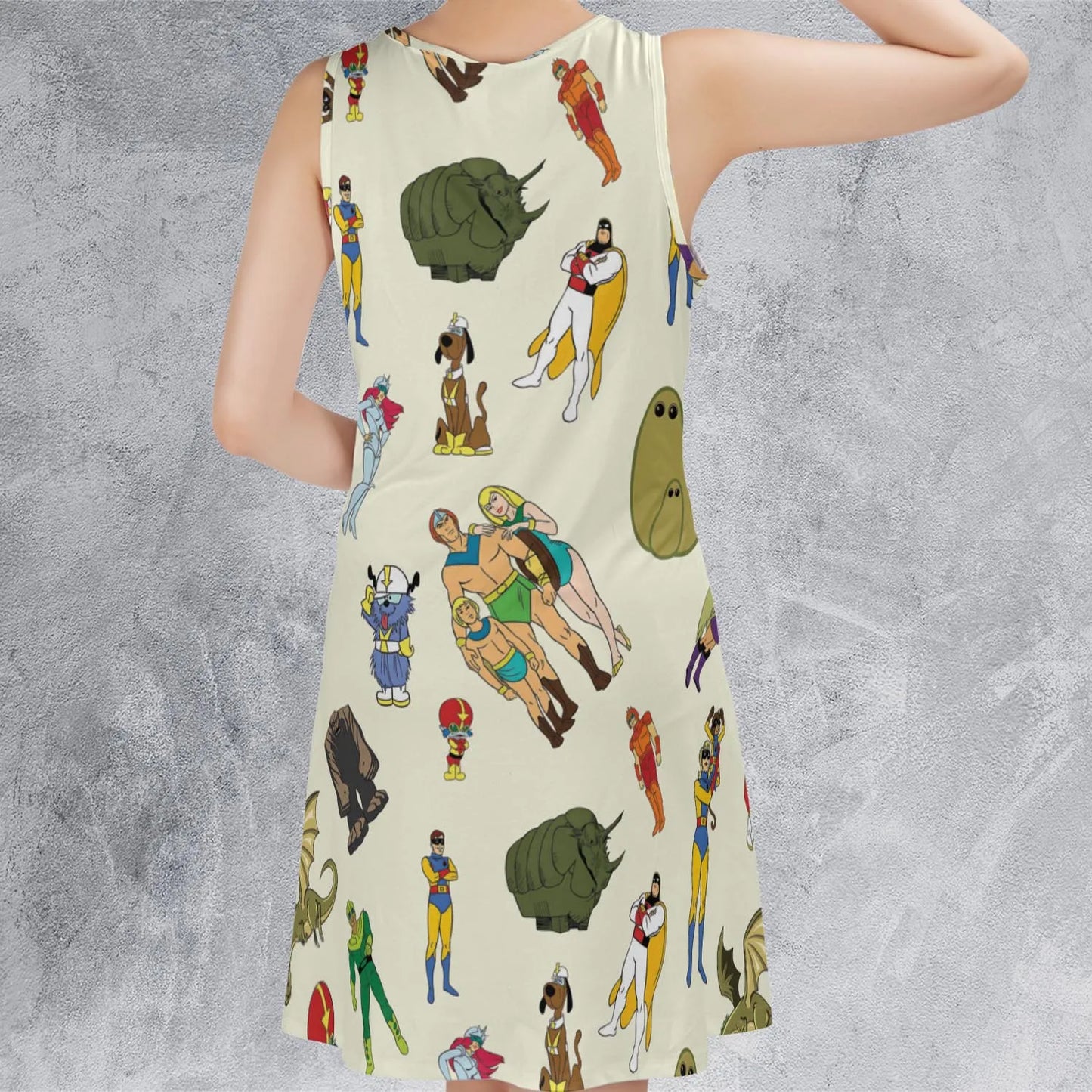 Sleeveless Dress - QPABA777