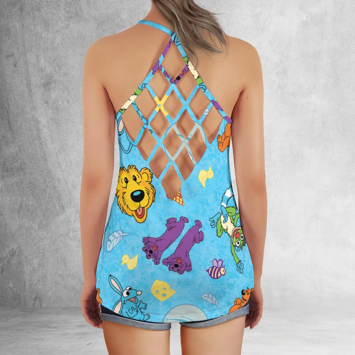 Criss Cross Tank Top - TPPV7SV3