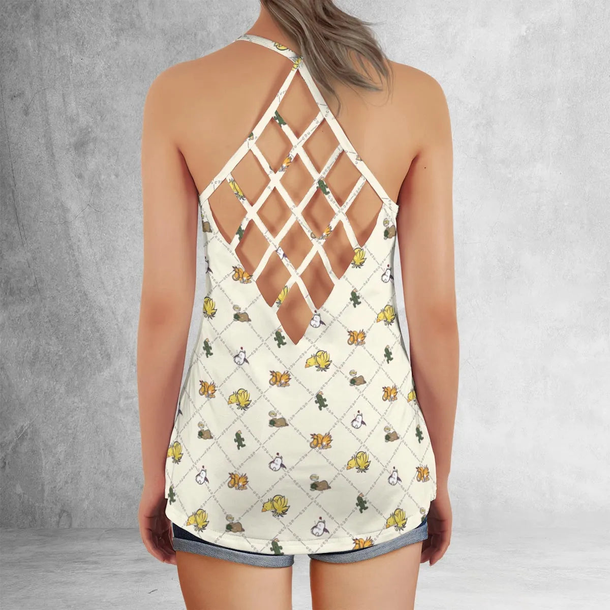 Criss Cross Tank Top - TCMVA8J2