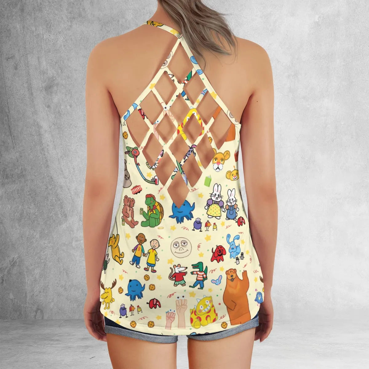 Criss Cross Tank Top - NXL8JBUV