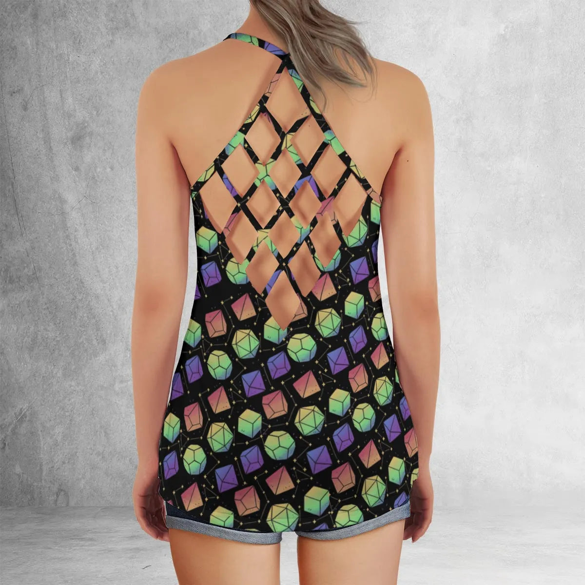 Criss Cross Tank Top - AJ7XNJ65