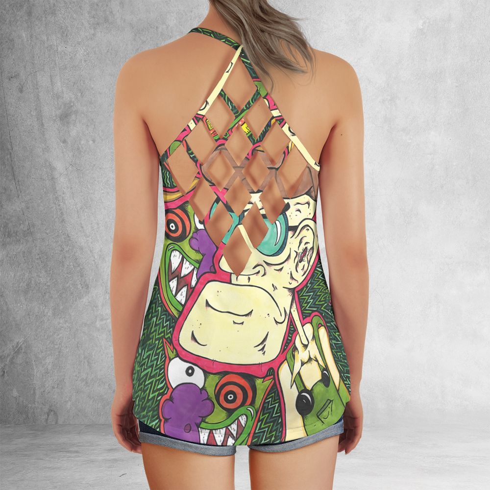 Criss Cross Tank Top - FYQFWS52 - - 3