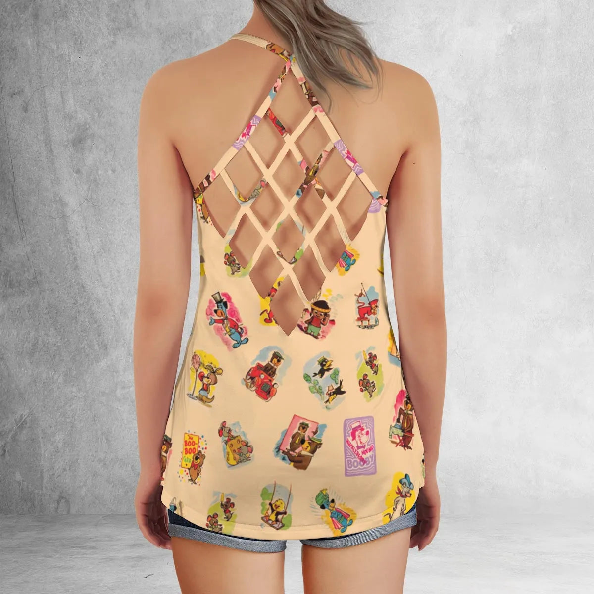 Criss Cross Tank Top - W2VTNAP1