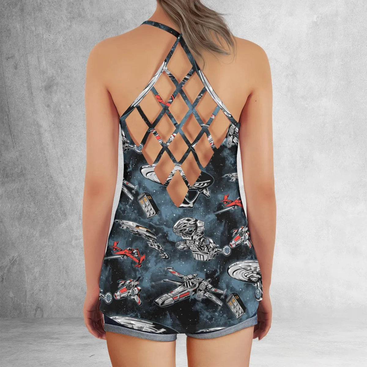 Criss Cross Tank Top - 2T6J5DAS