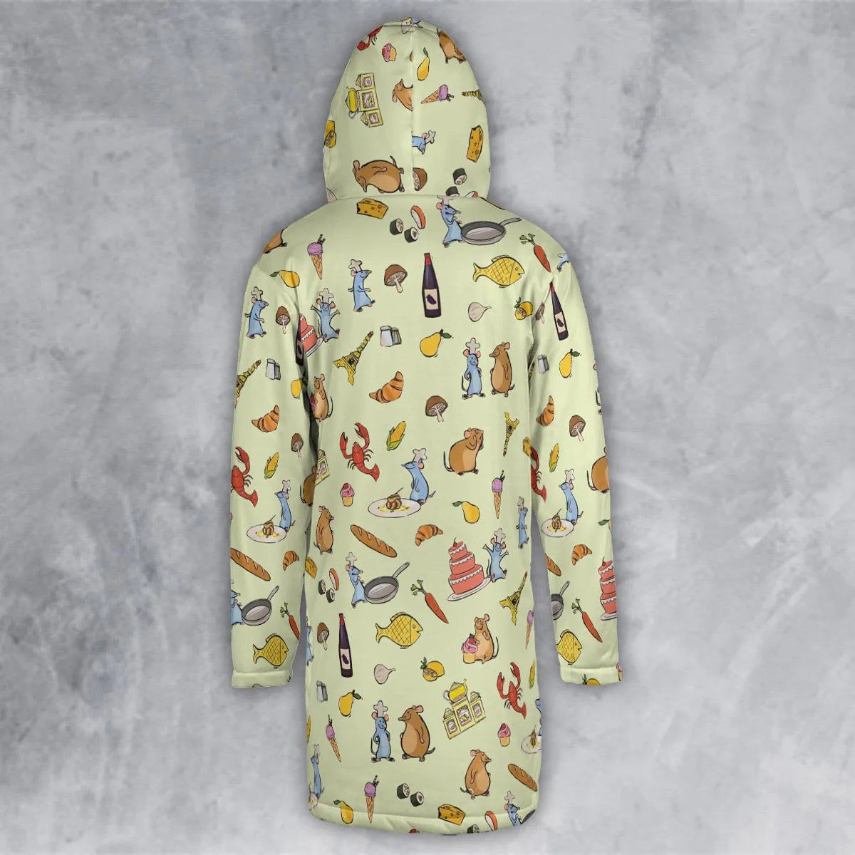 Hooded Cloak Coat - BKURU123