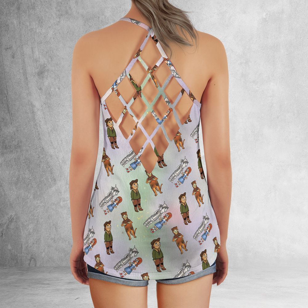 Criss Cross Tank Top - N4ABY67J - - 3
