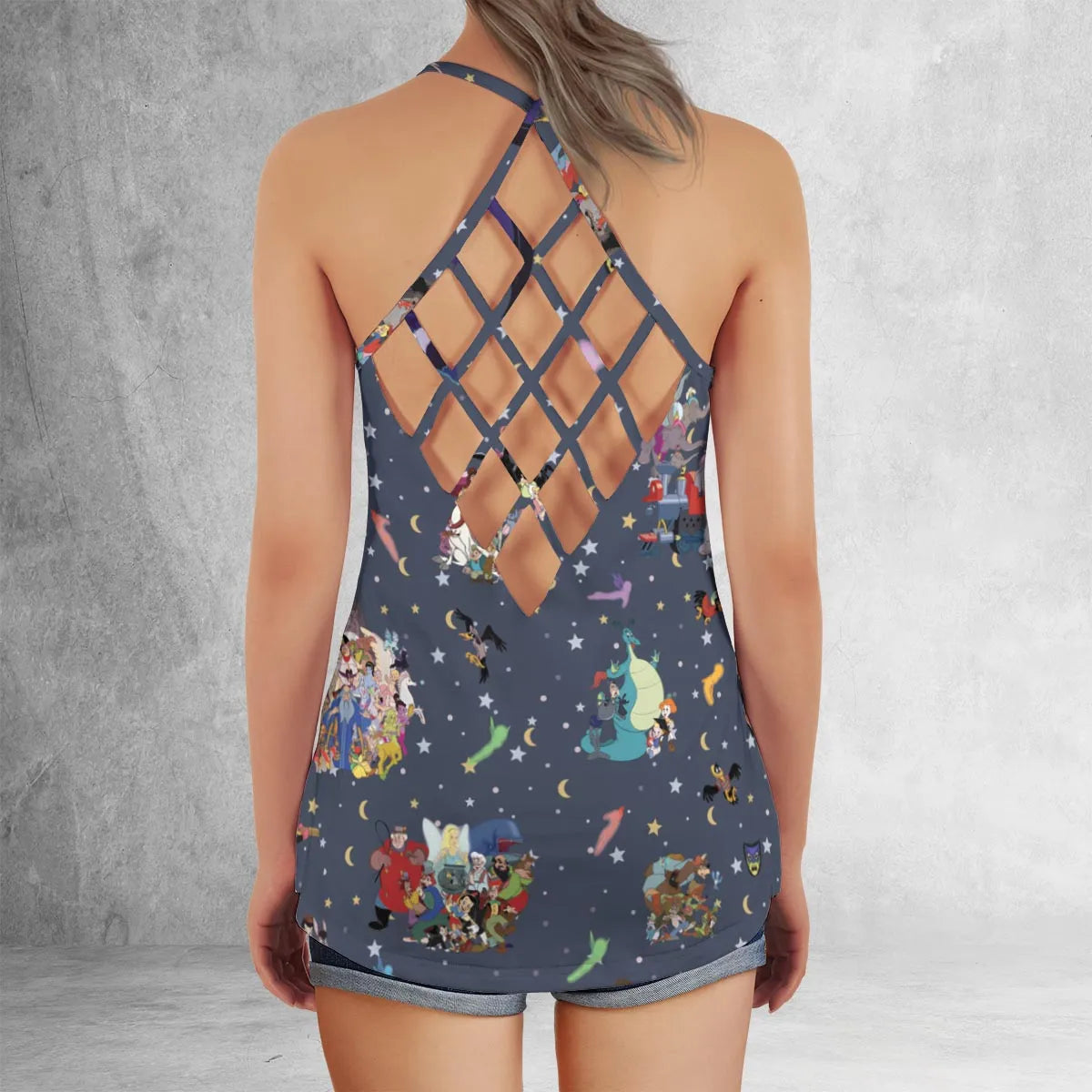 Criss Cross Tank Top - 7XHZNMQC