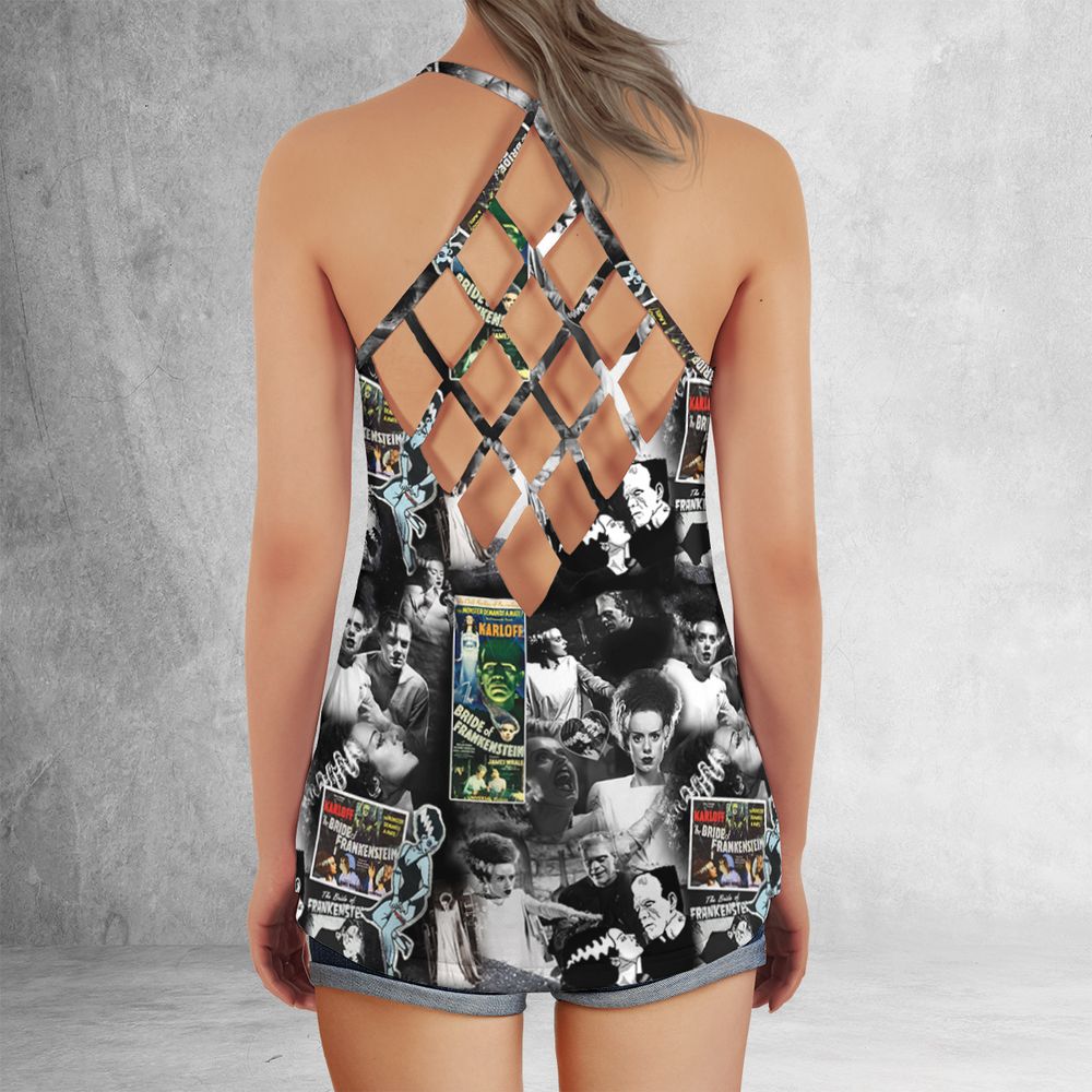 Criss Cross Tank Top - WFW3QC9Q - - 3