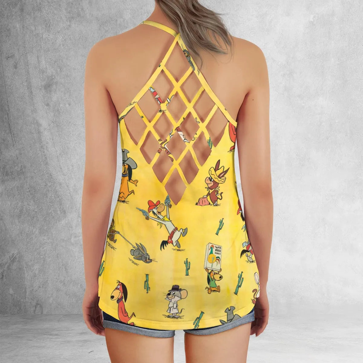 Criss Cross Tank Top - XE8UCL7K