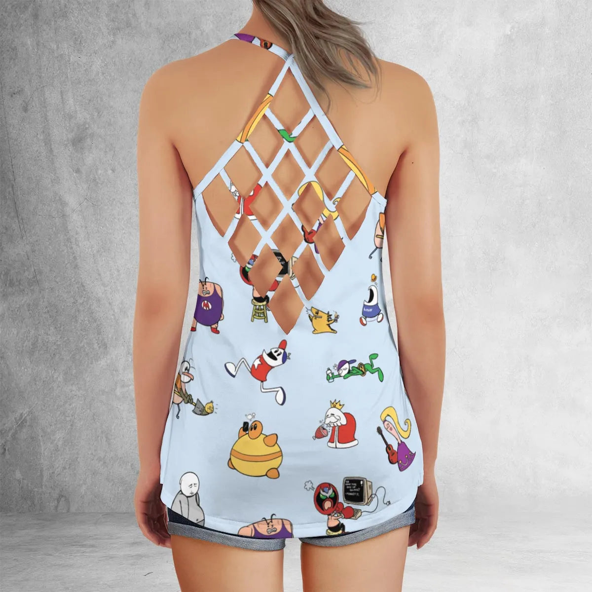 Criss Cross Tank Top - TS9GD86F