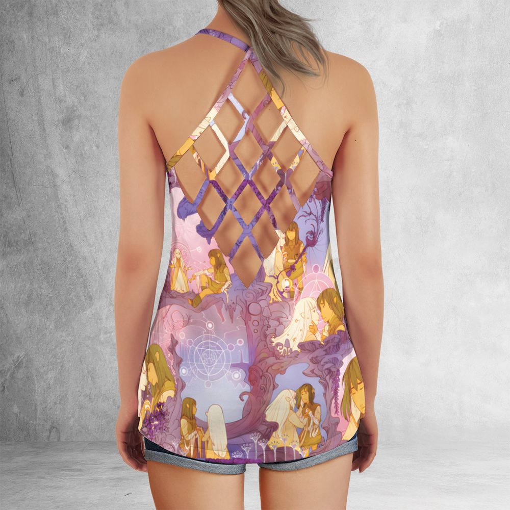 Criss Cross Tank Top - DX39V622 - - 3