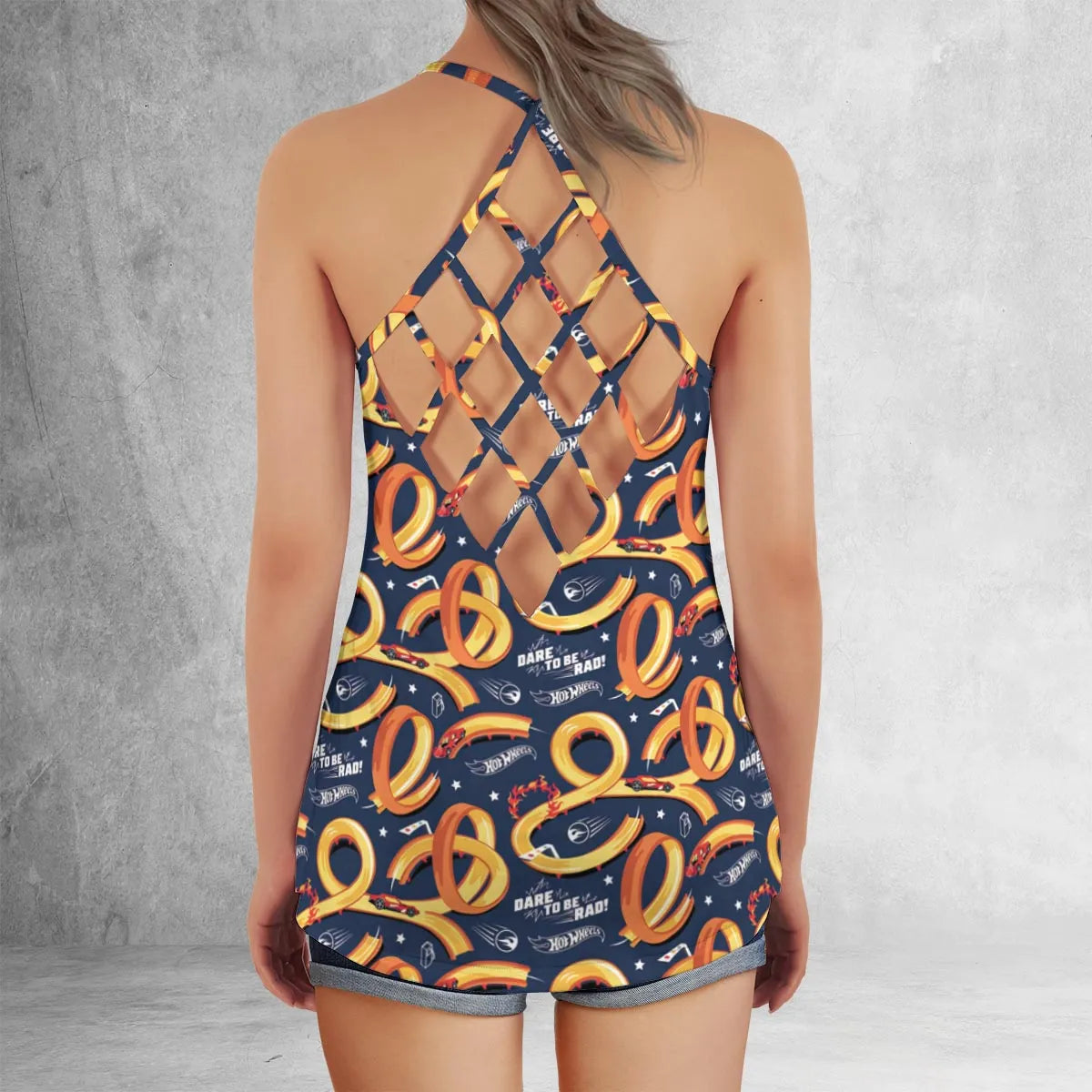 Criss Cross Tank Top - W7CKP2R6