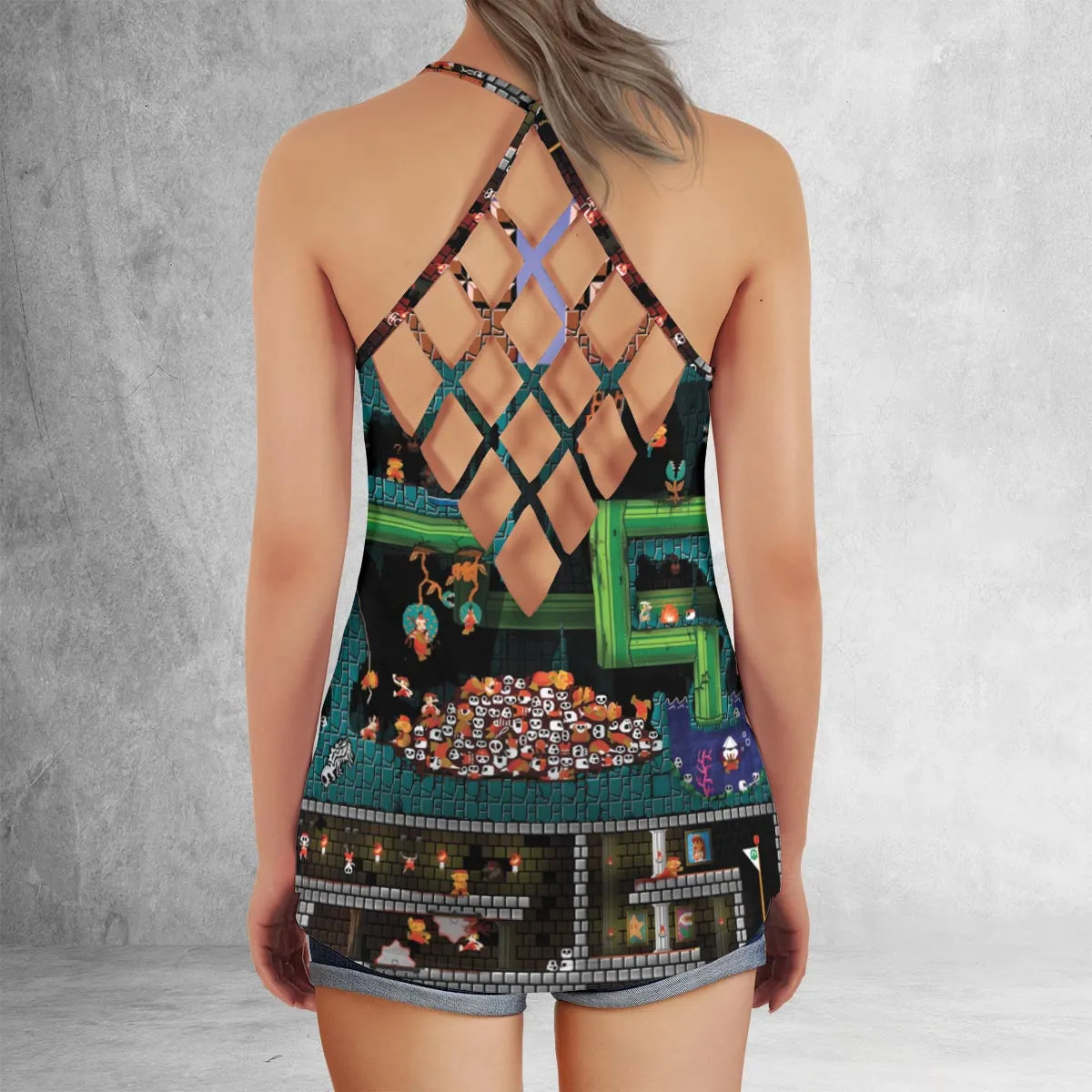 Criss Cross Tank Top - K4ZEKCK2