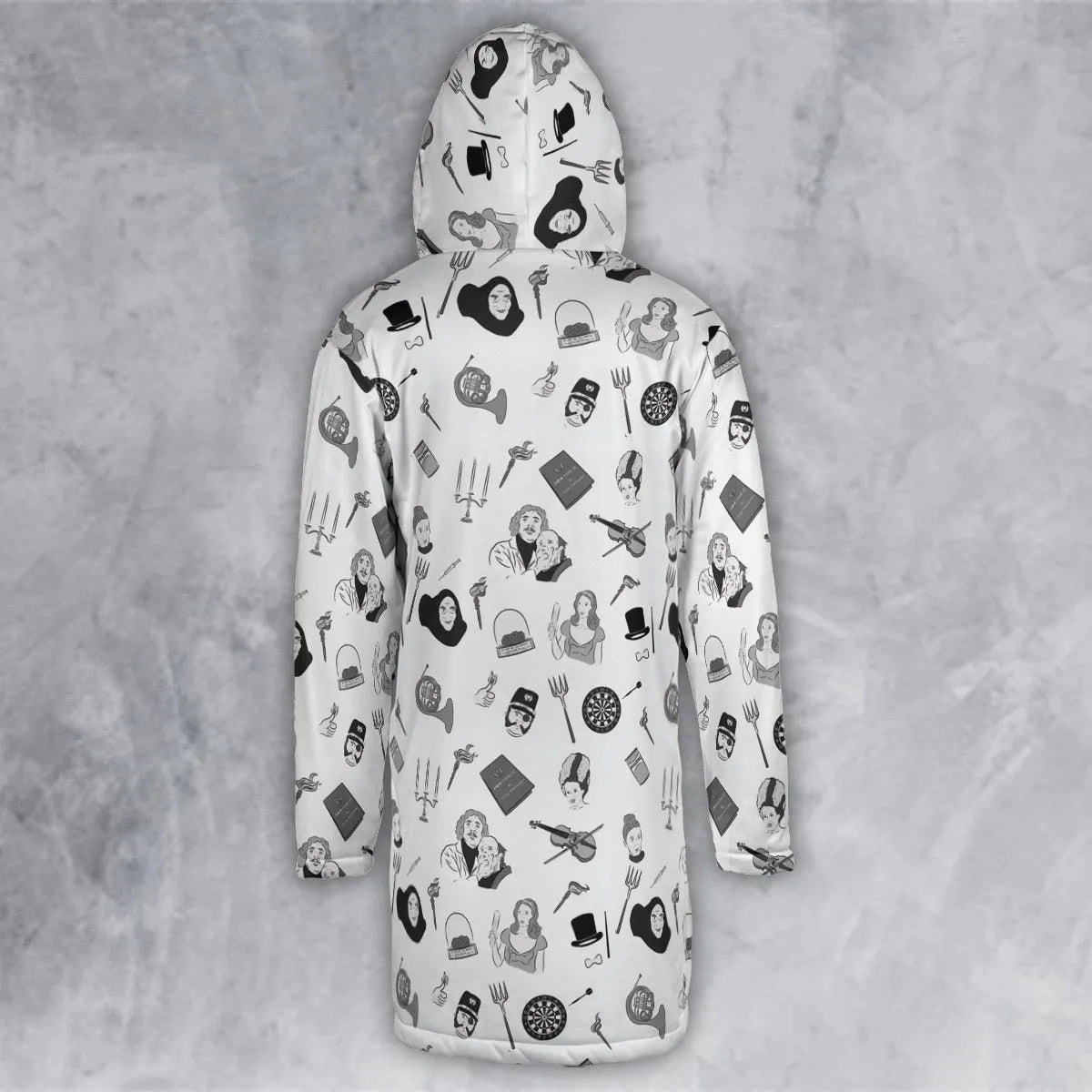 Hooded Cloak Coat - EC78U86M