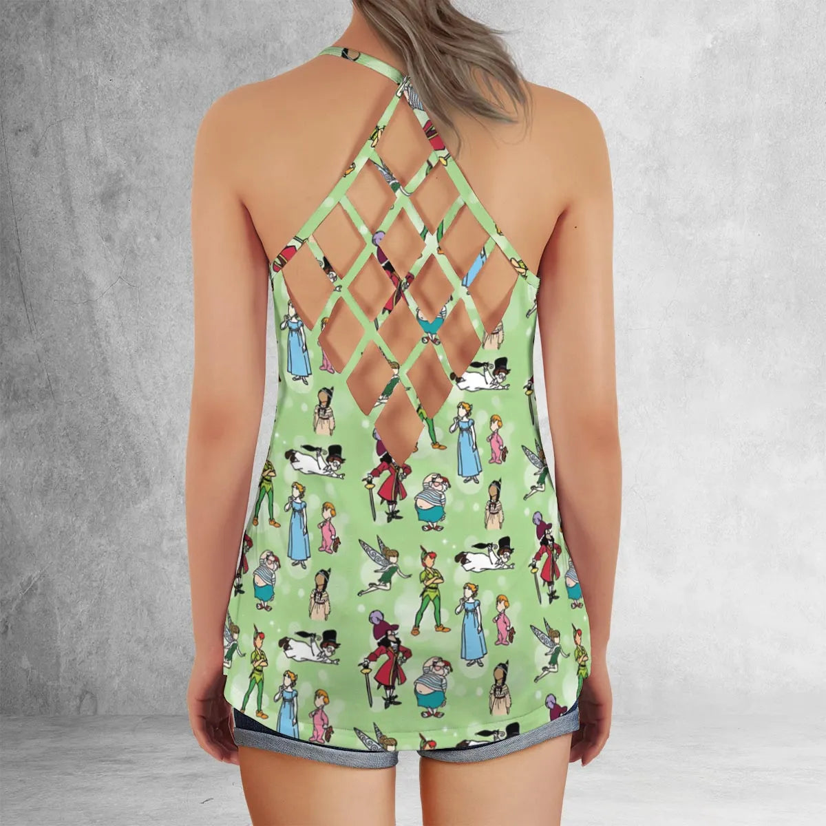 Criss Cross Tank Top - TXDHHPCZ