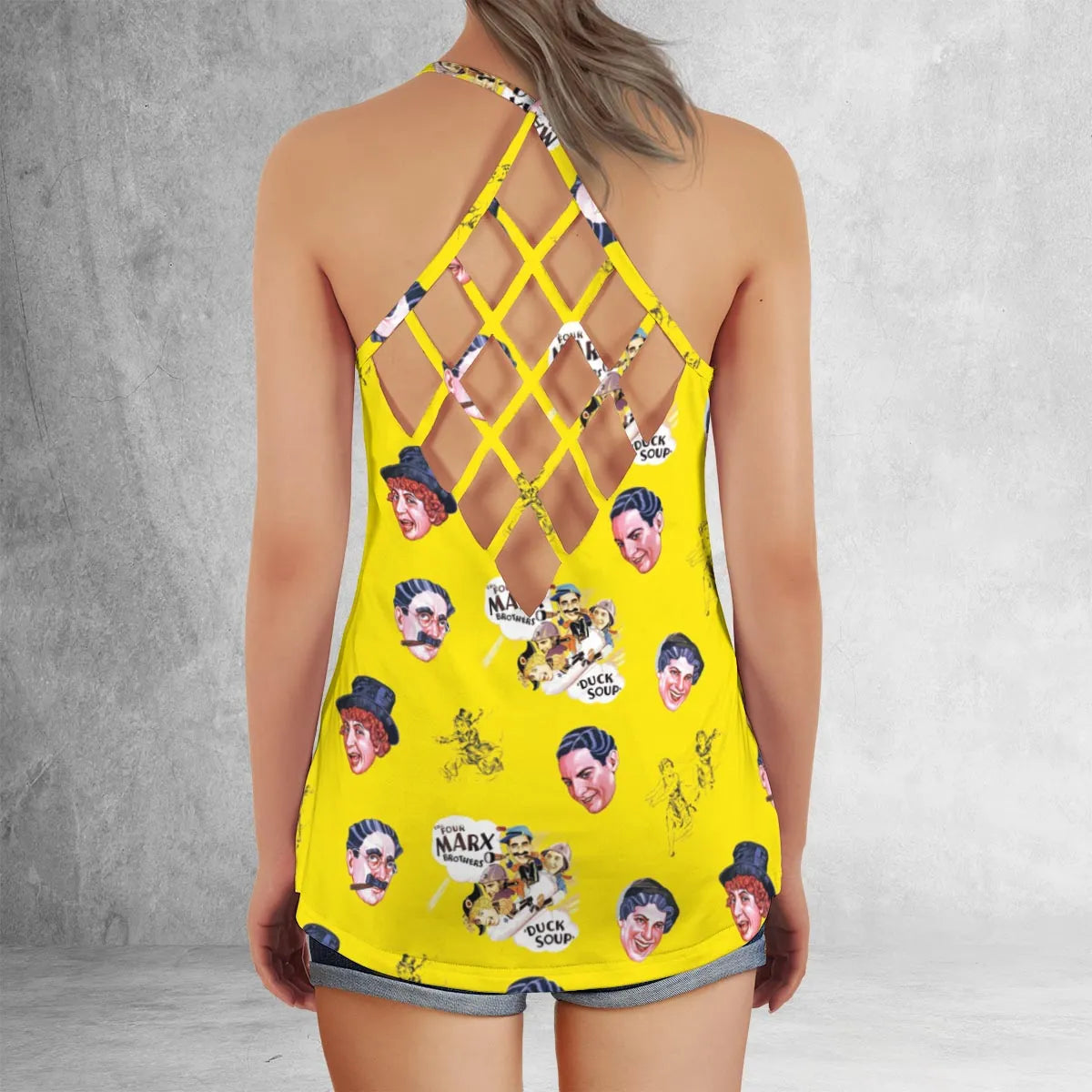 Criss Cross Tank Top - GSUG6FDY