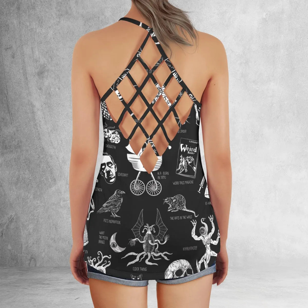 Criss Cross Tank Top - KWNBM2K5