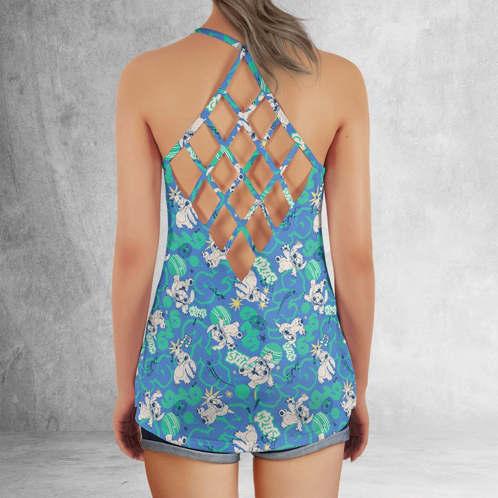 Criss Cross Tank Top - 1JLM65JV - - 3