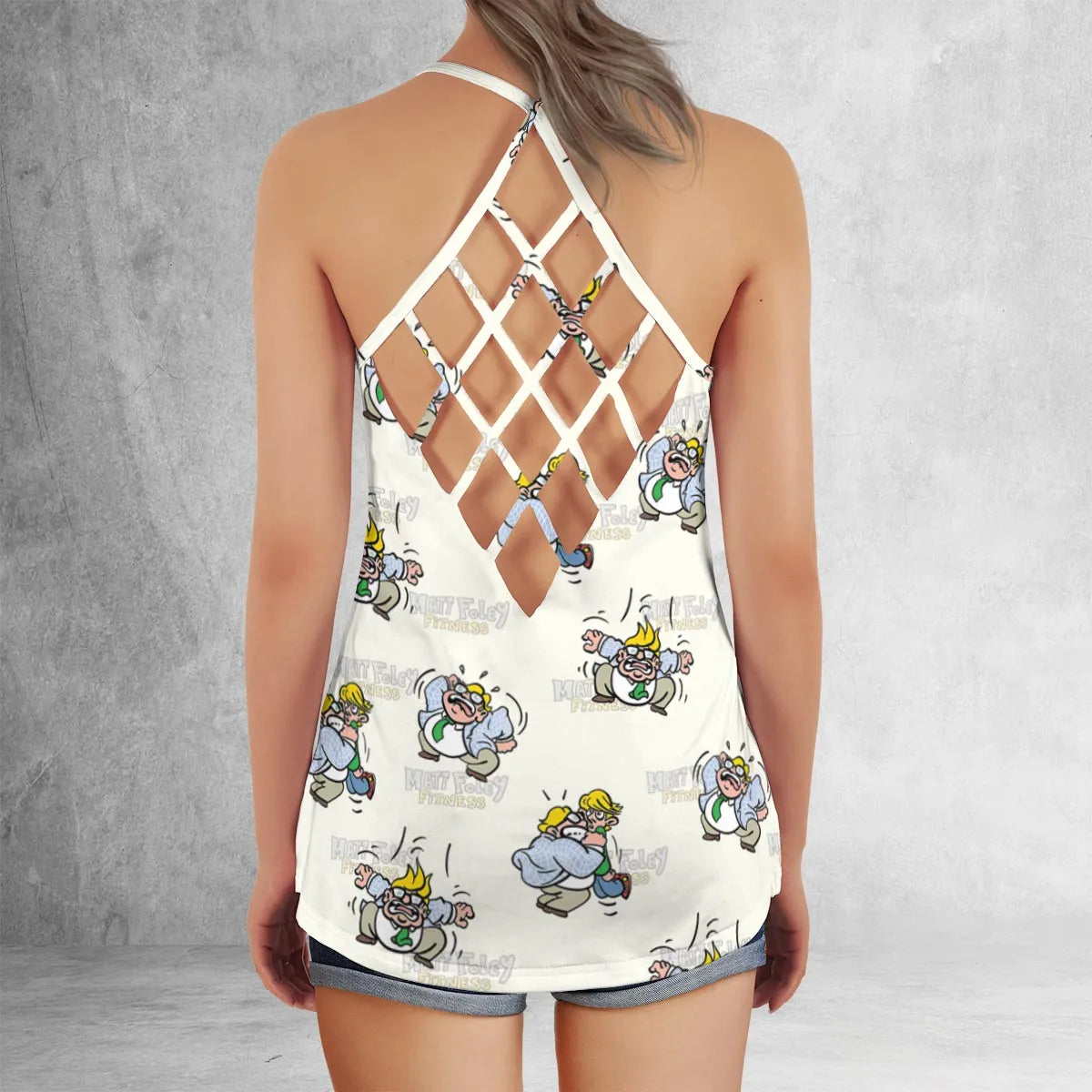 Criss Cross Tank Top - M51UKVDE