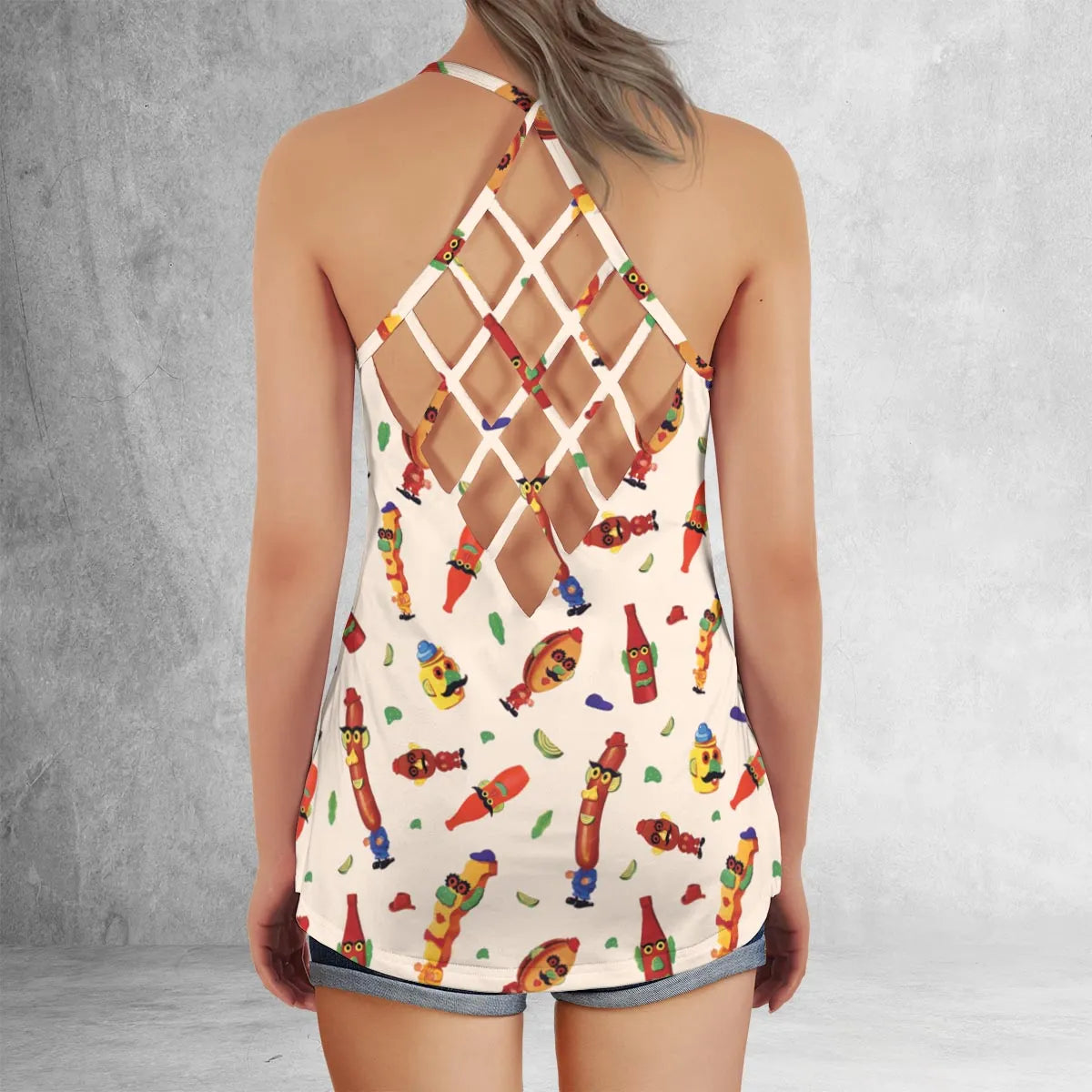 Criss Cross Tank Top - WTP6LTZ3
