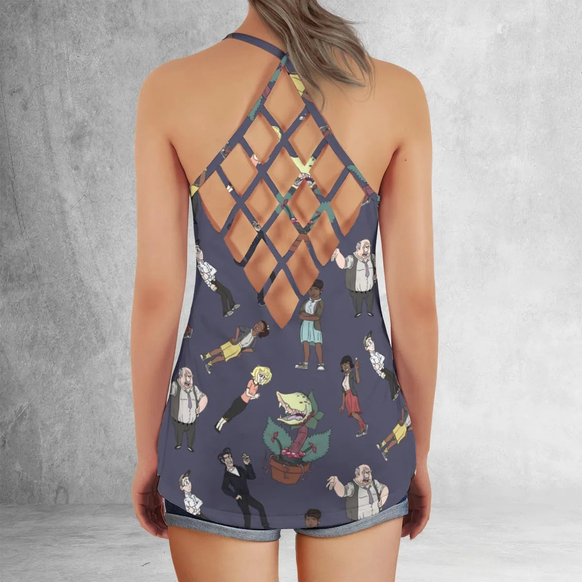 Criss Cross Tank Top - S1NTPD1E