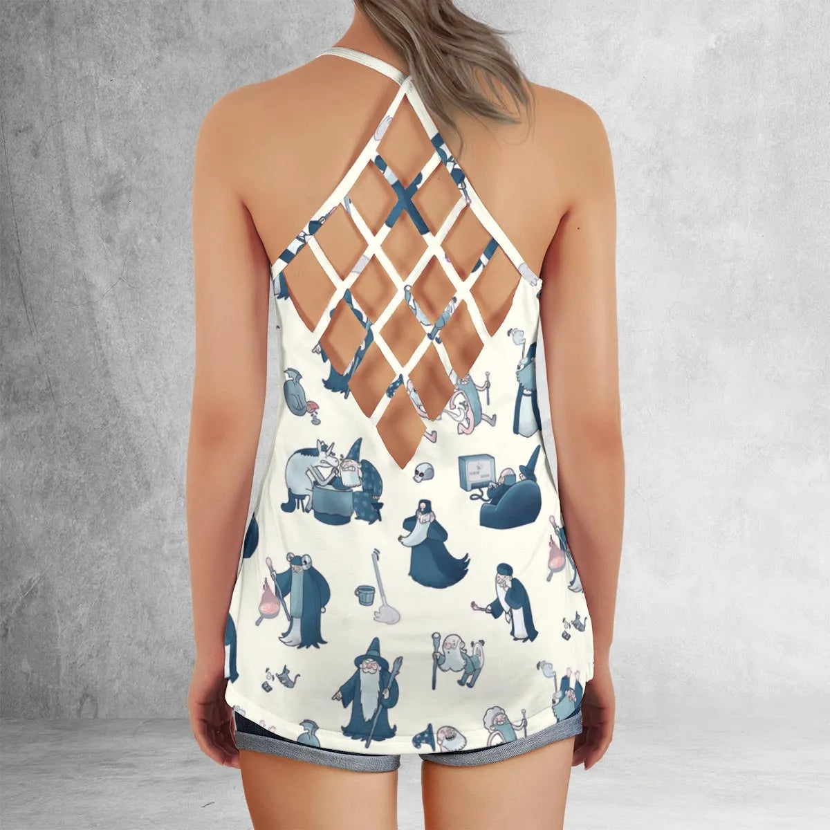 Criss Cross Tank Top - ARBS3H7J