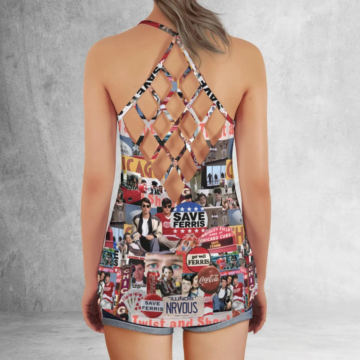 Criss Cross Tank Top - HCT5GNV6