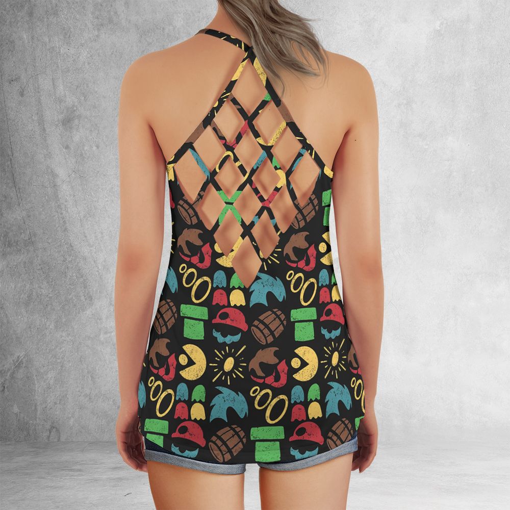 Criss Cross Tank Top - GFSYPLR3 - - 3