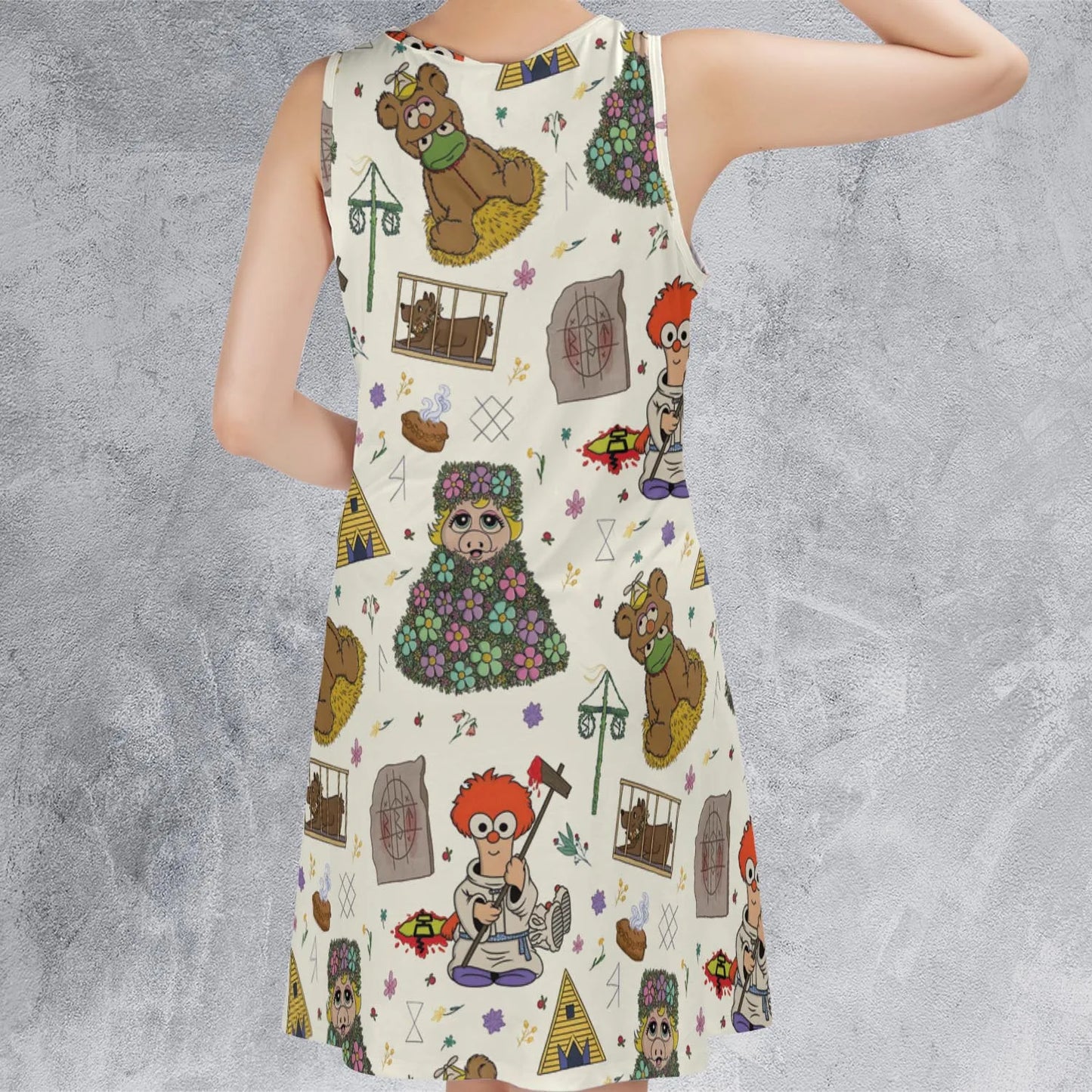 Sleeveless Dress - K71AFDSM