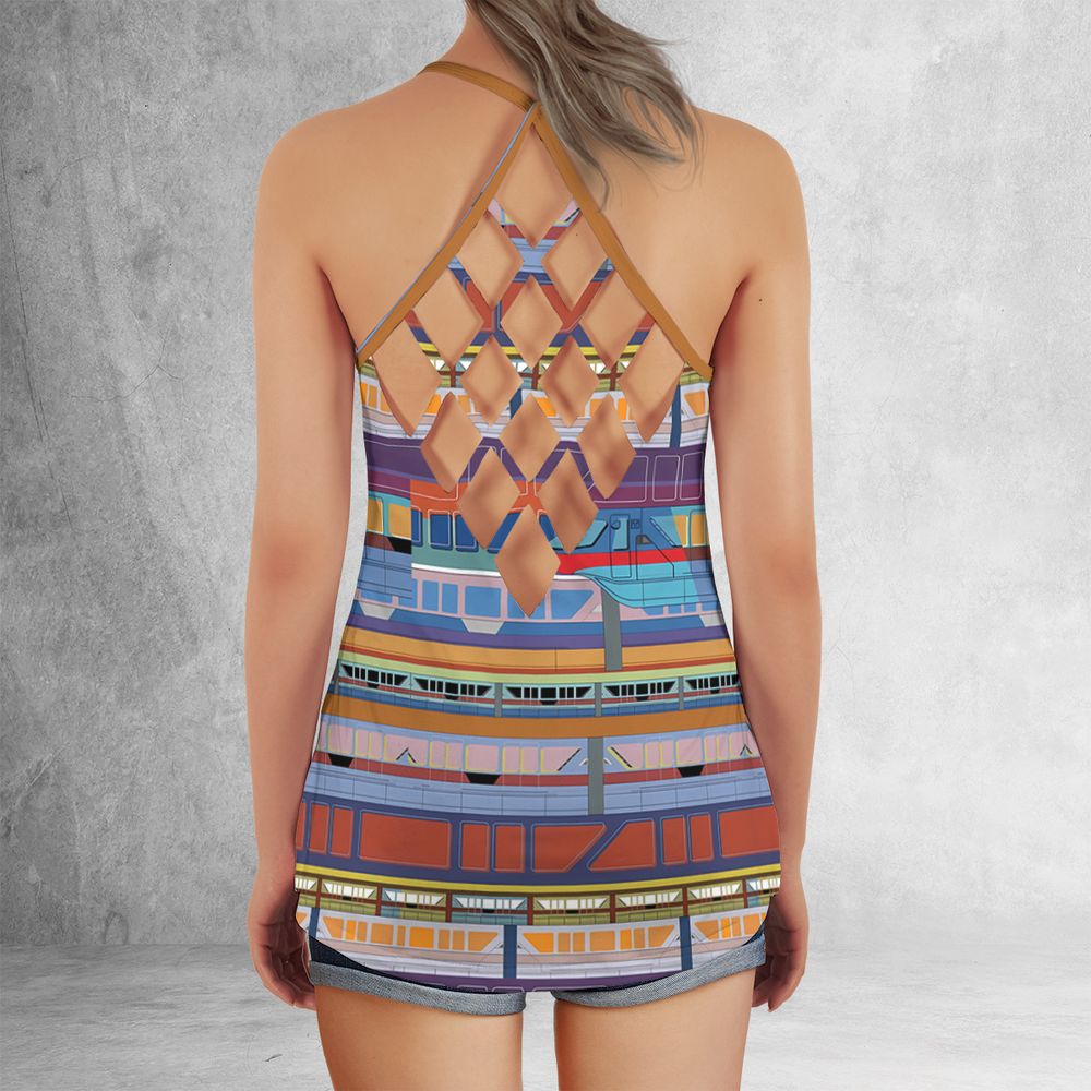 Criss Cross Tank Top - AE3L5PZQ - - 3