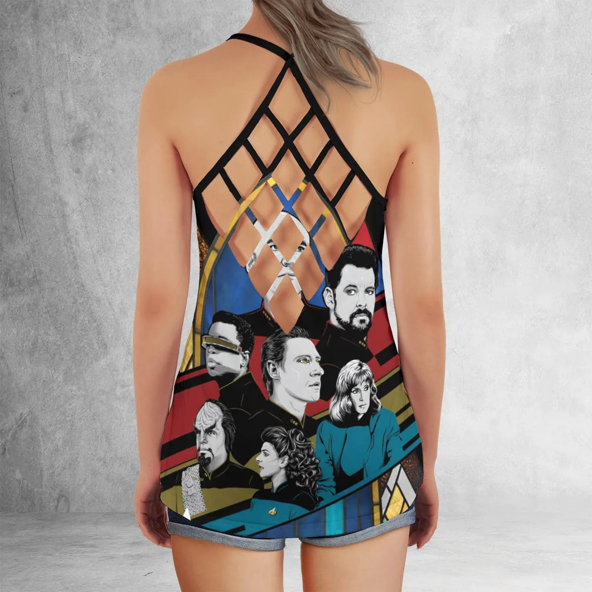 Criss Cross Tank Top - L32W7DTP