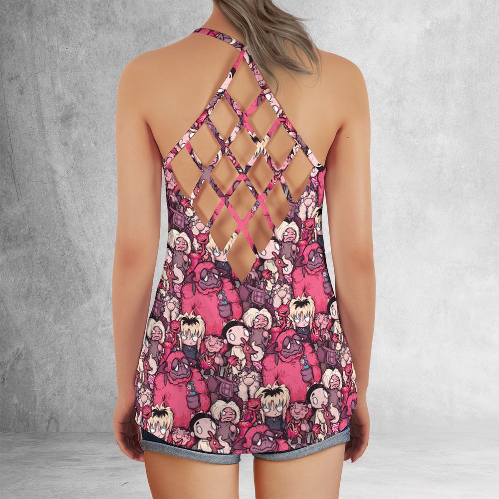 Criss Cross Tank Top - 64CC3MNU - - 3
