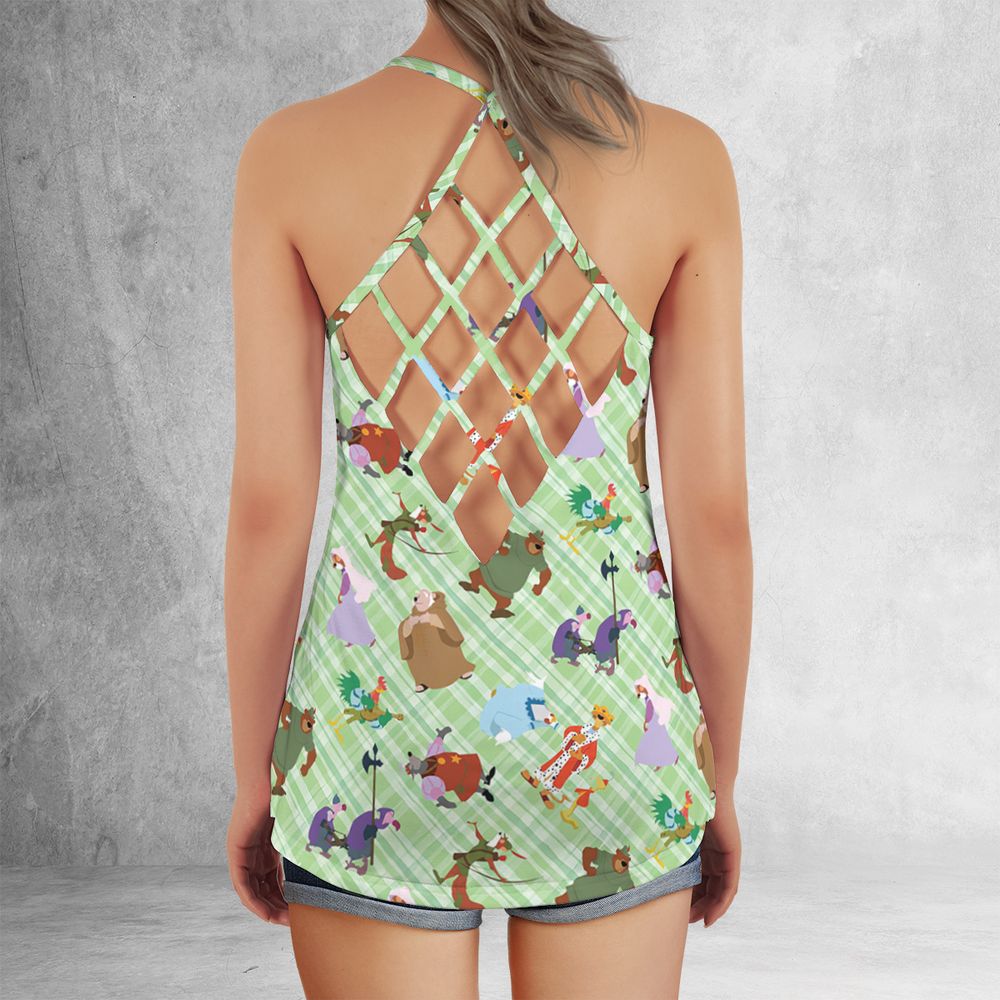 Criss Cross Tank Top - SB8M6Y3L - - 3