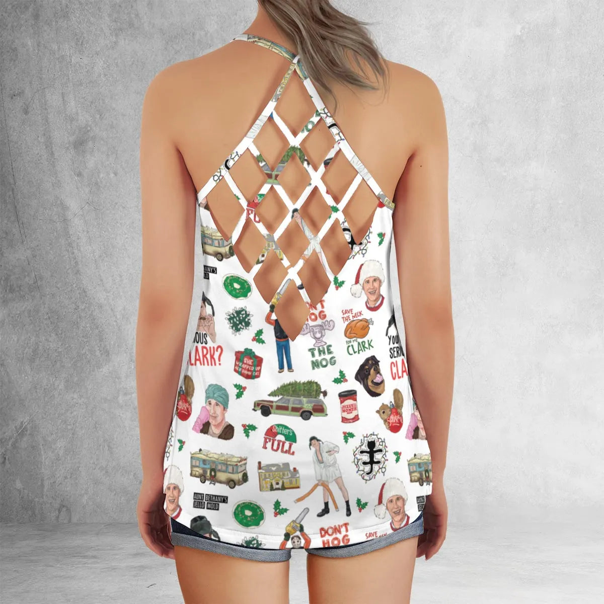 Criss Cross Tank Top - 5BCR8R2H