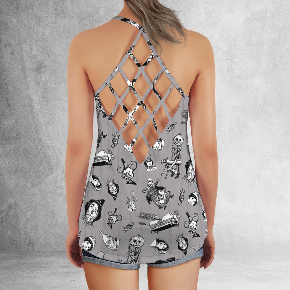 Criss Cross Tank Top - V6VSXVLS - - 3