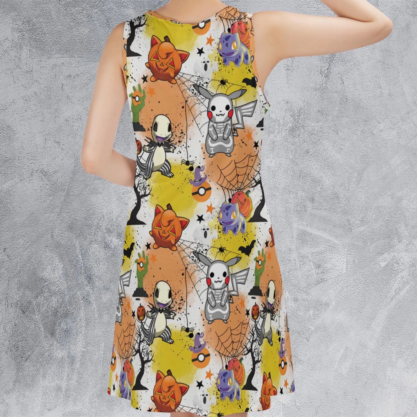 Sleeveless Dress - T39H3C49