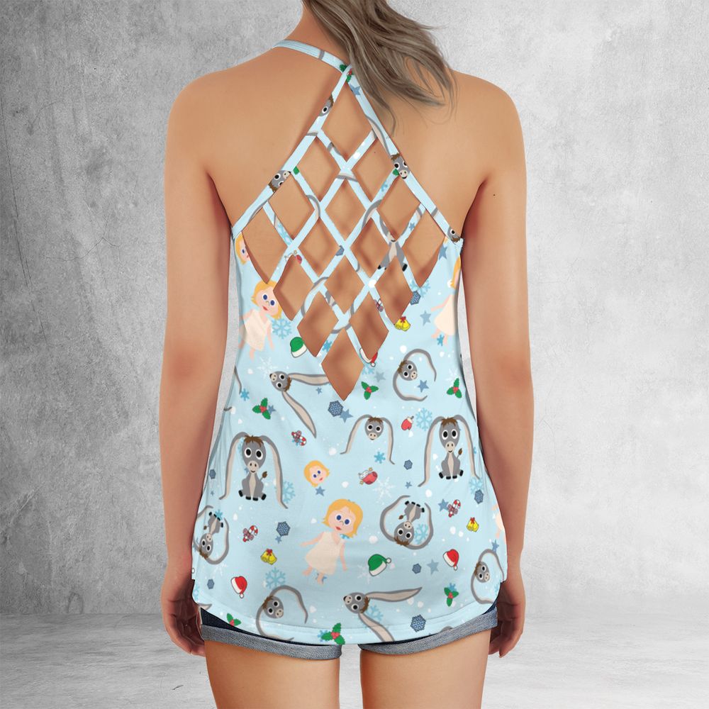 Criss Cross Tank Top - 4LLHAACL - - 3