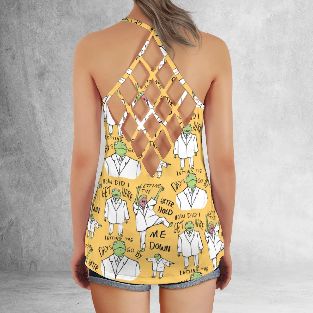 Criss Cross Tank Top - G6KU718N